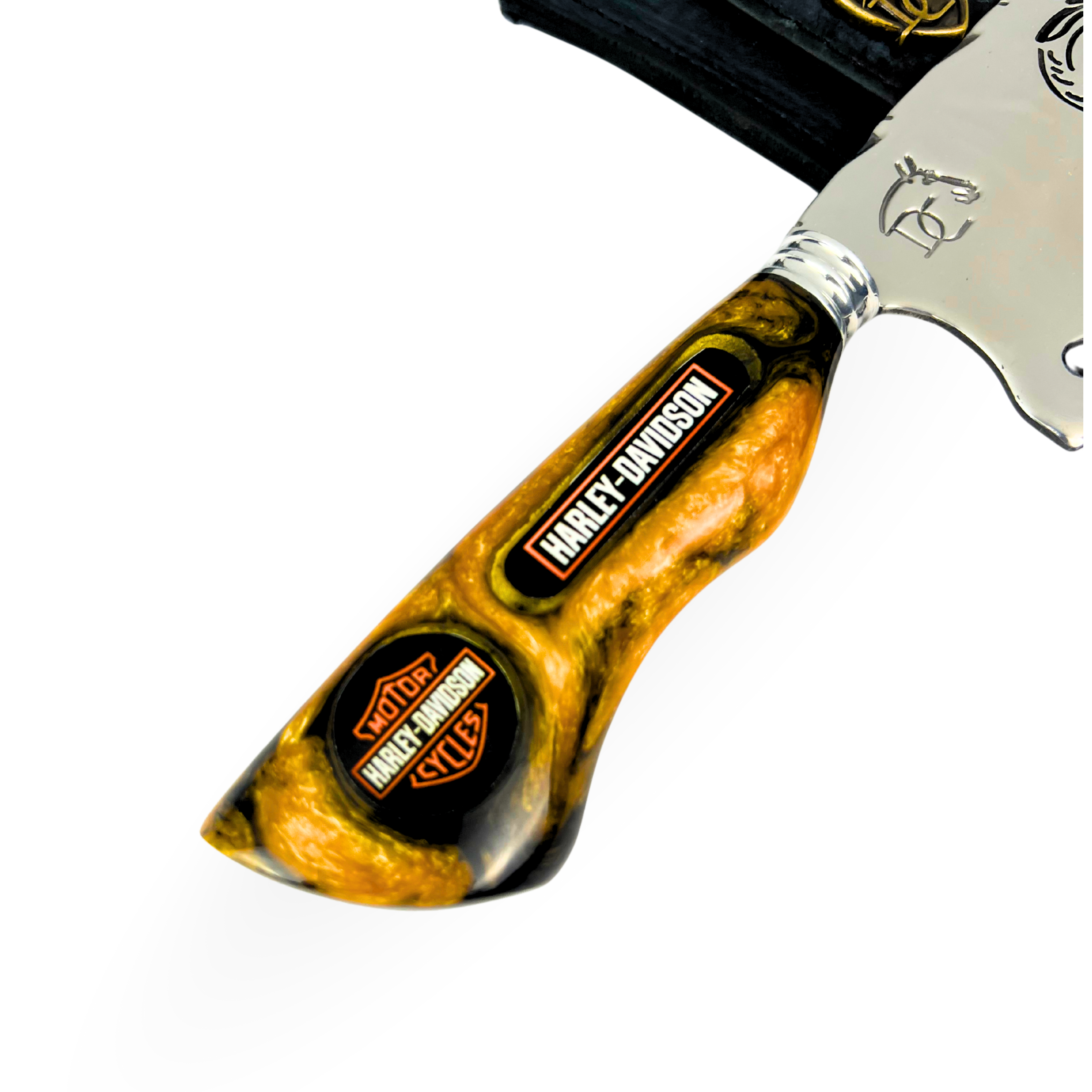 Picanheira Harley-Davidson 8 Polegadas - Cabo Resina Personalizado