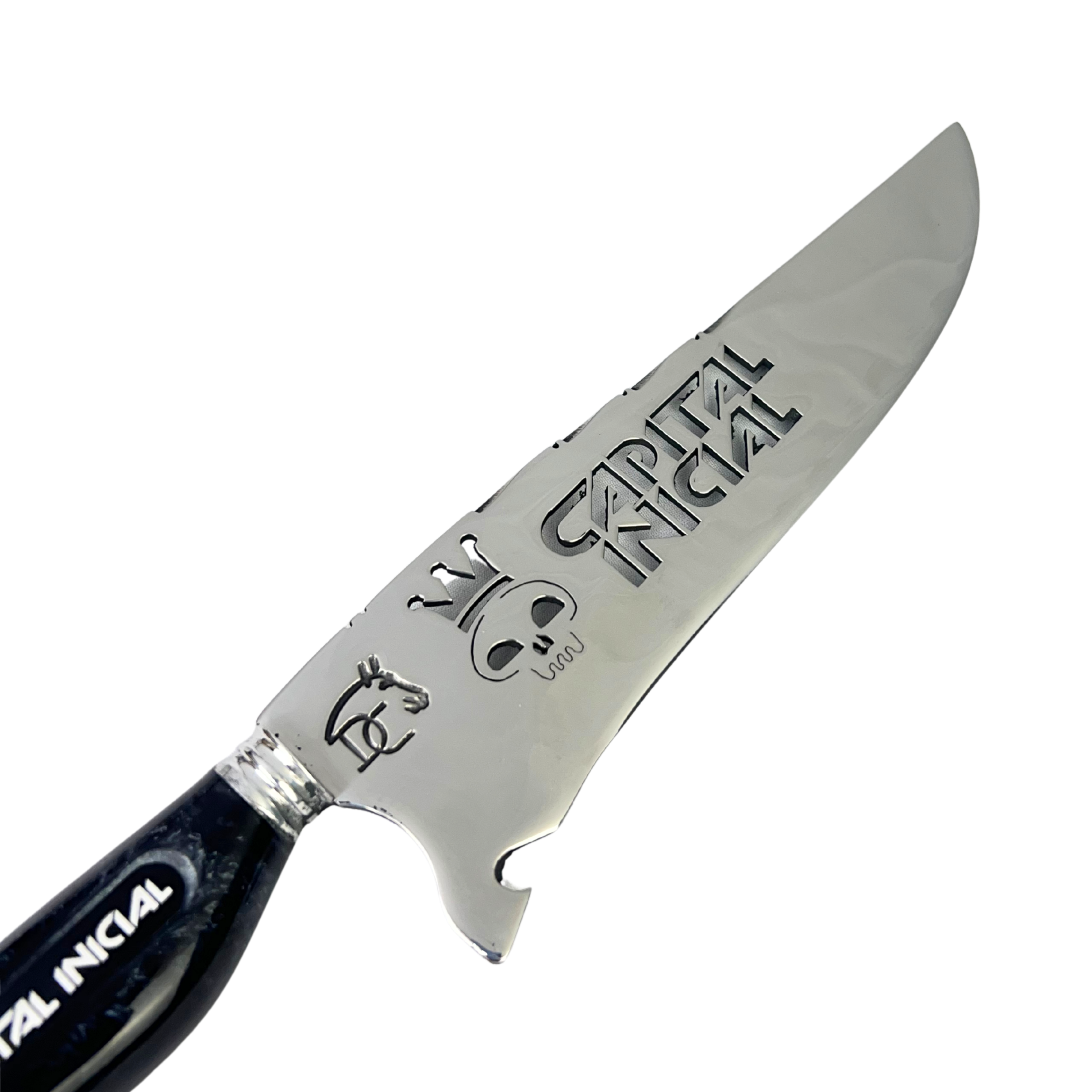 Faca Capital Inicial 8 Polegadas | Lâmina Vazada Rock BR | Cabo Resina