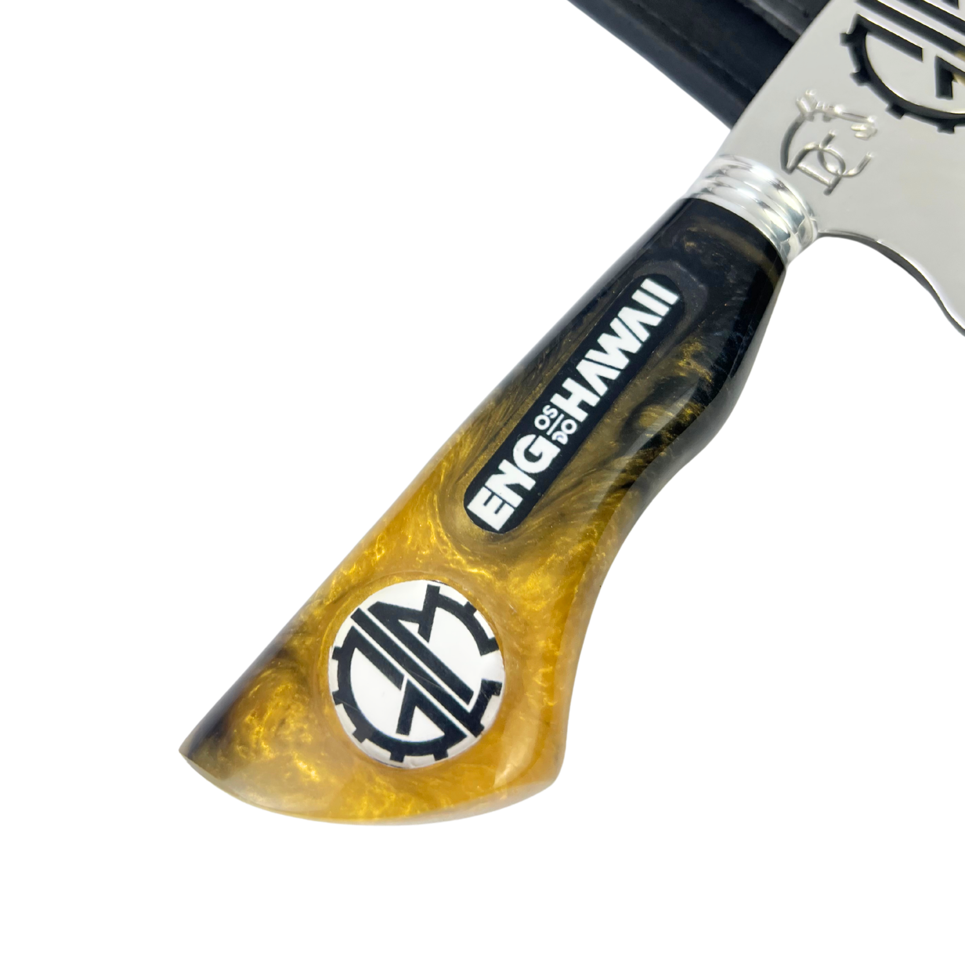 Faca Engenheiros do Hawaii 8 Polegadas | Lâmina Vazada Rock BR | Cabo Resina