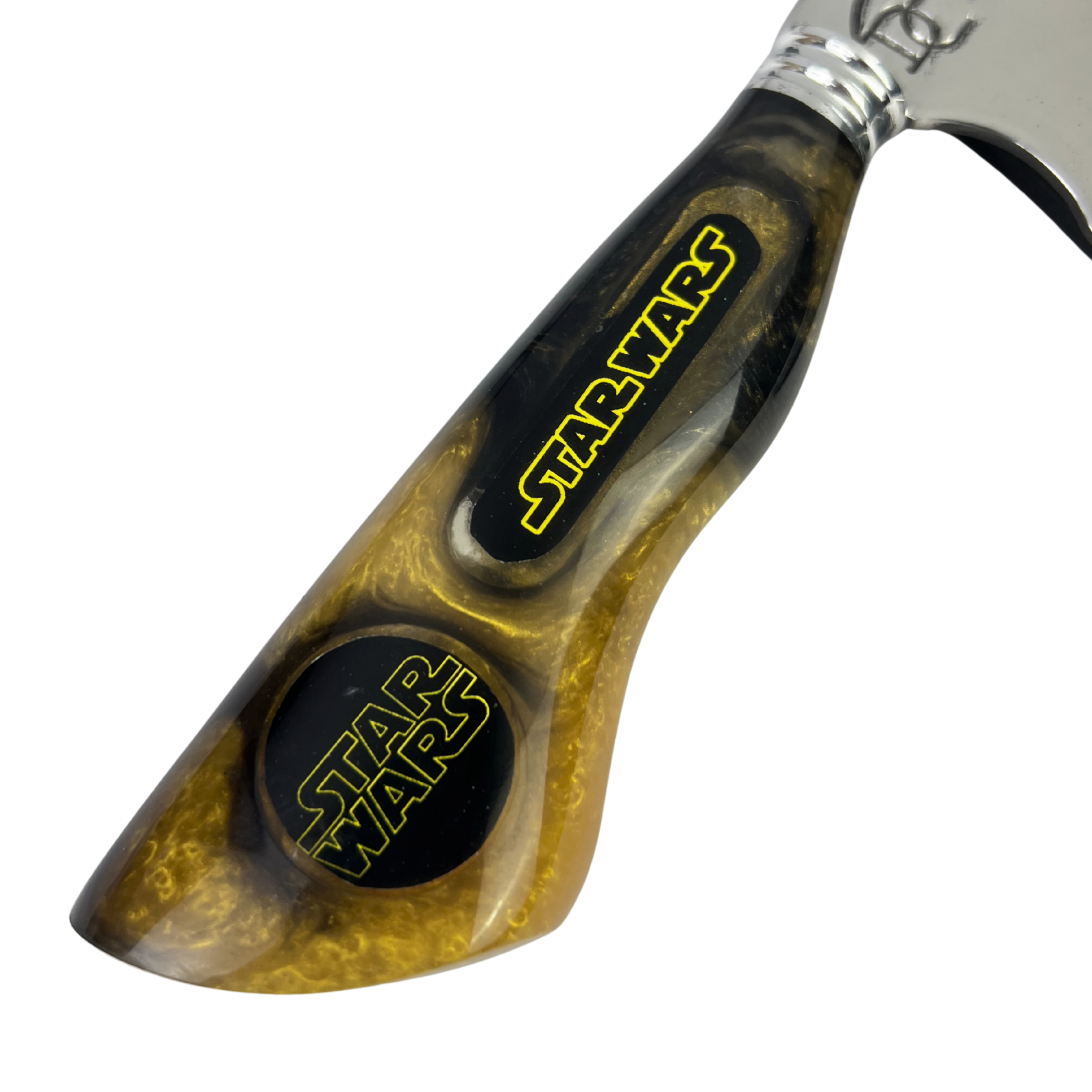 Faca Star Wars 8 Polegadas Darth Vader | Lâmina Vazada | Cabo Resina