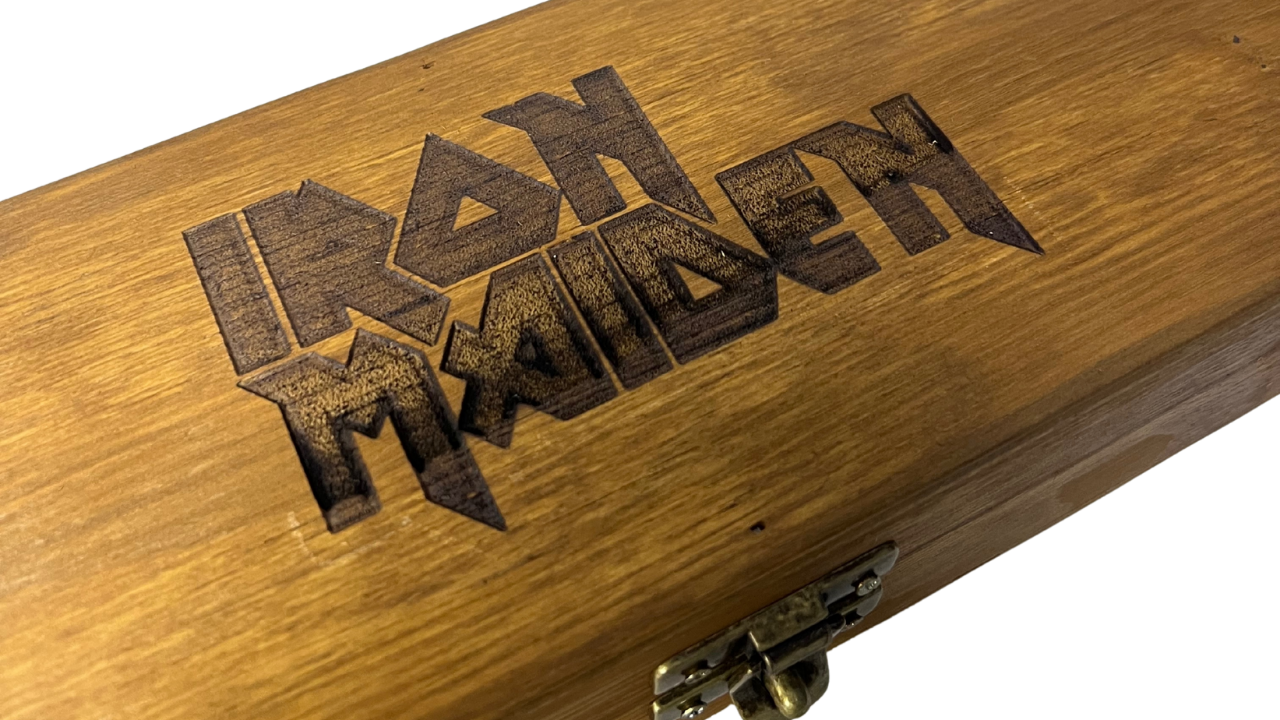 Caixinha de Madeira Personalizável para Facas - 37x10x6,5cm - Veludo Interno