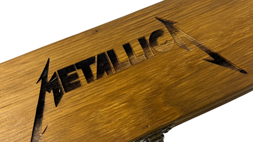 Caixinha de Madeira Personalizável para Facas - 37x10x6,5cm - Veludo Interno