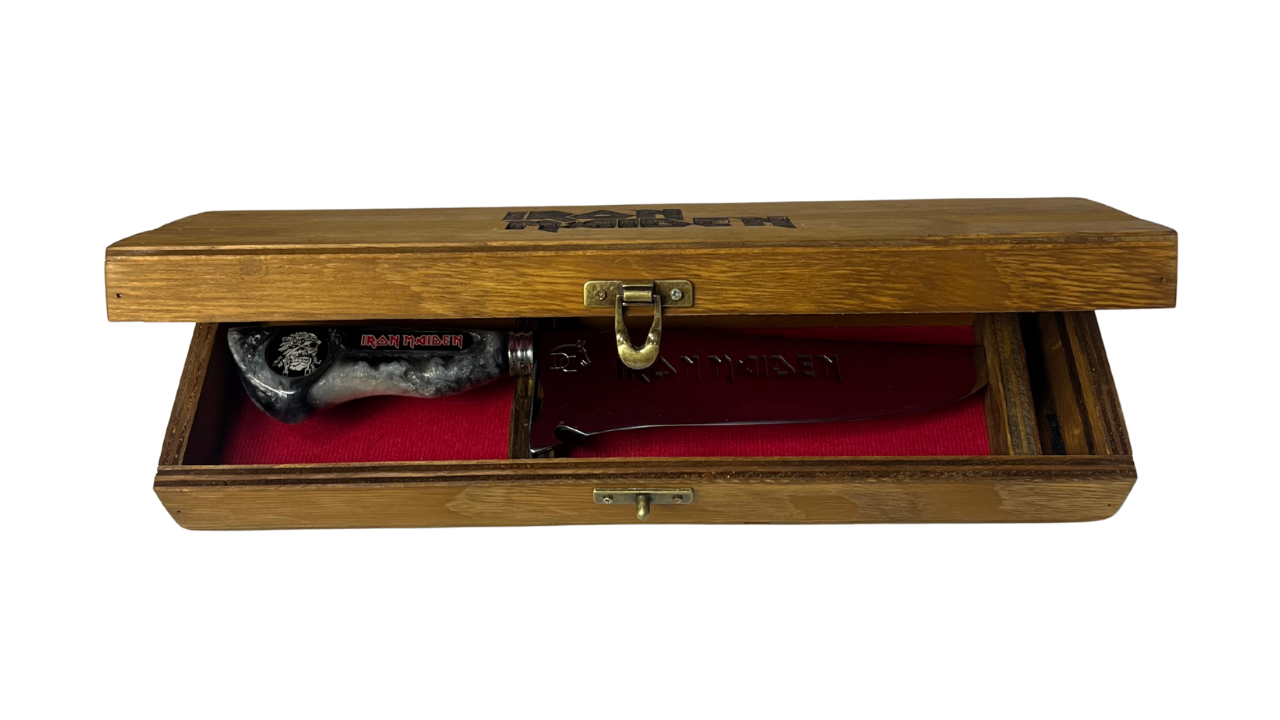 Caixinha de Madeira Personalizável para Facas - 37x10x6,5cm - Veludo Interno