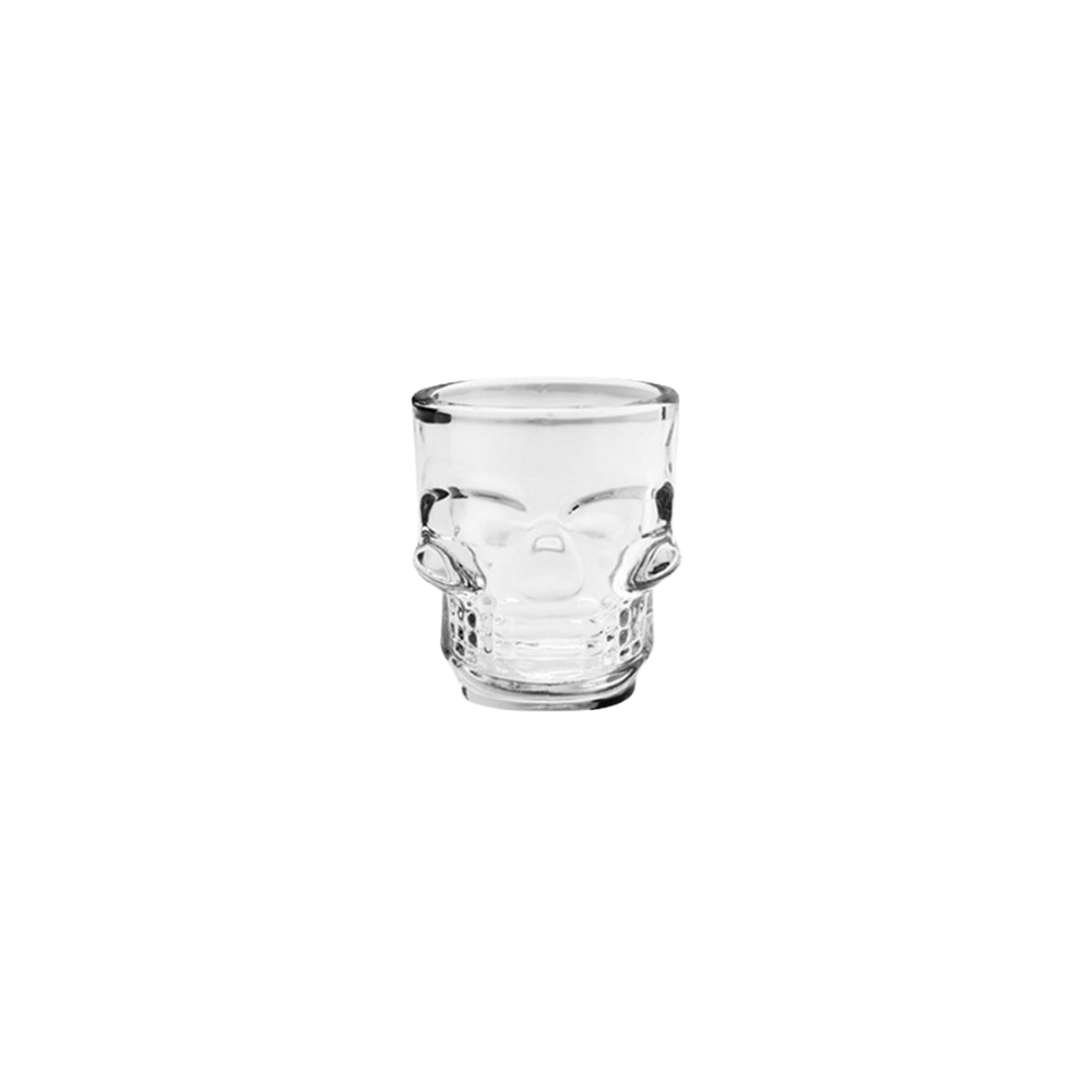 Mini Copo Dose Caveira de Vidro - 50ml - Shot Glass