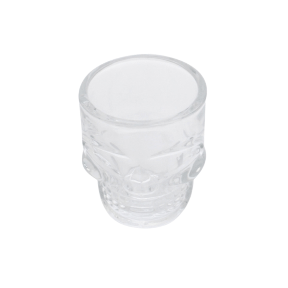 Mini Copo Dose Caveira de Vidro - 50ml - Shot Glass