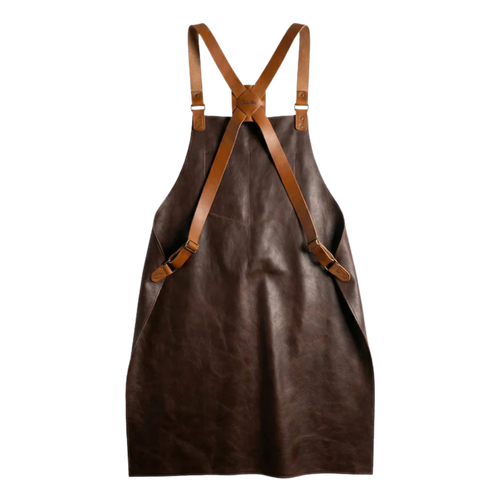 Avental de Couro Legítimo Personalizável - Artesanal Premium